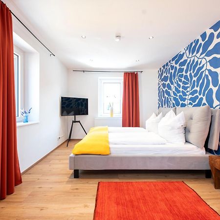 Bunter Hund Apartments - Zentrales Apartment, Parkplatz, Wintergarten, Kinderzimmer Rothenburg ob der Tauber Dış mekan fotoğraf