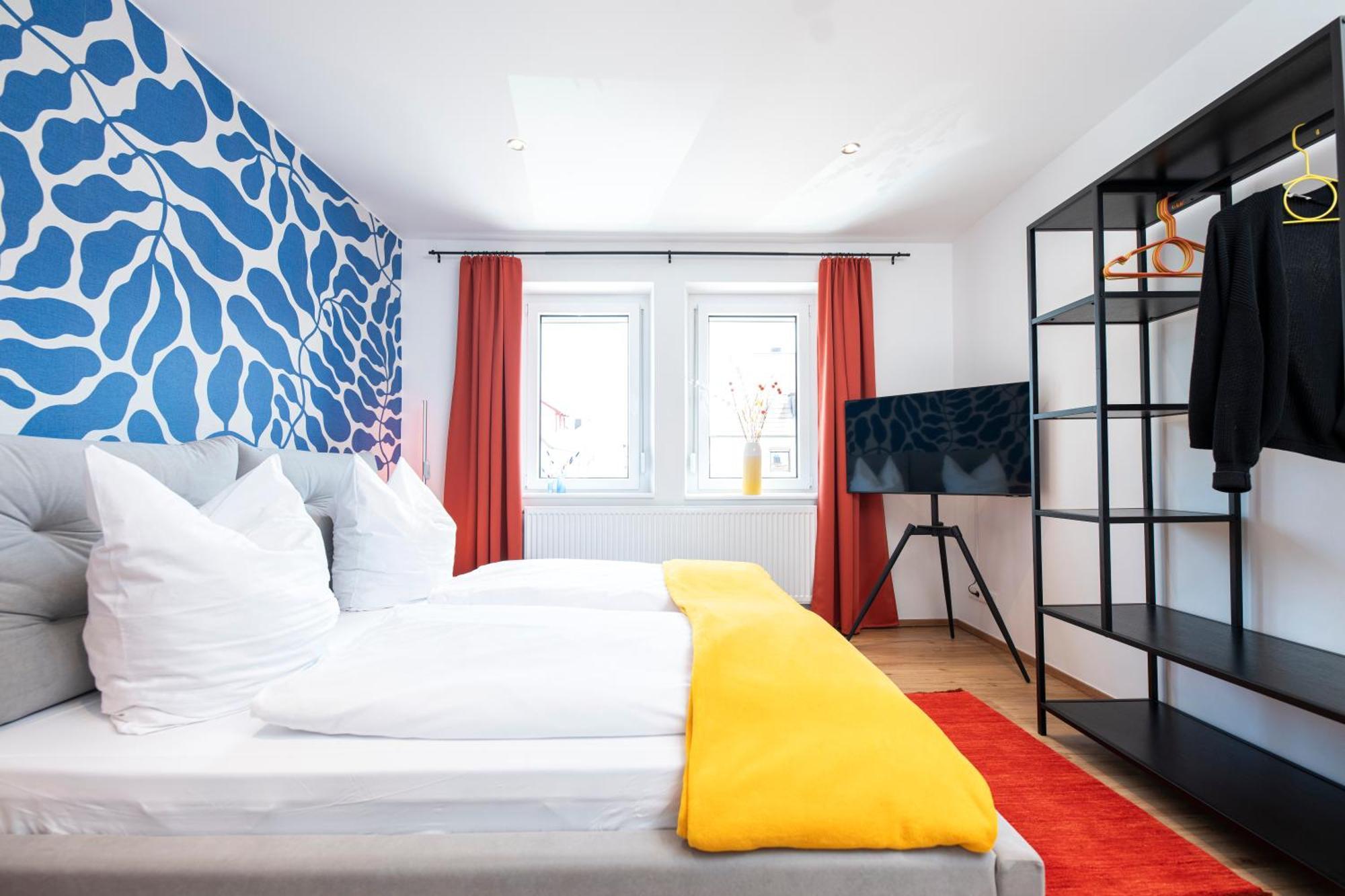 Bunter Hund Apartments - Zentrales Apartment, Parkplatz, Wintergarten, Kinderzimmer Rothenburg ob der Tauber Dış mekan fotoğraf