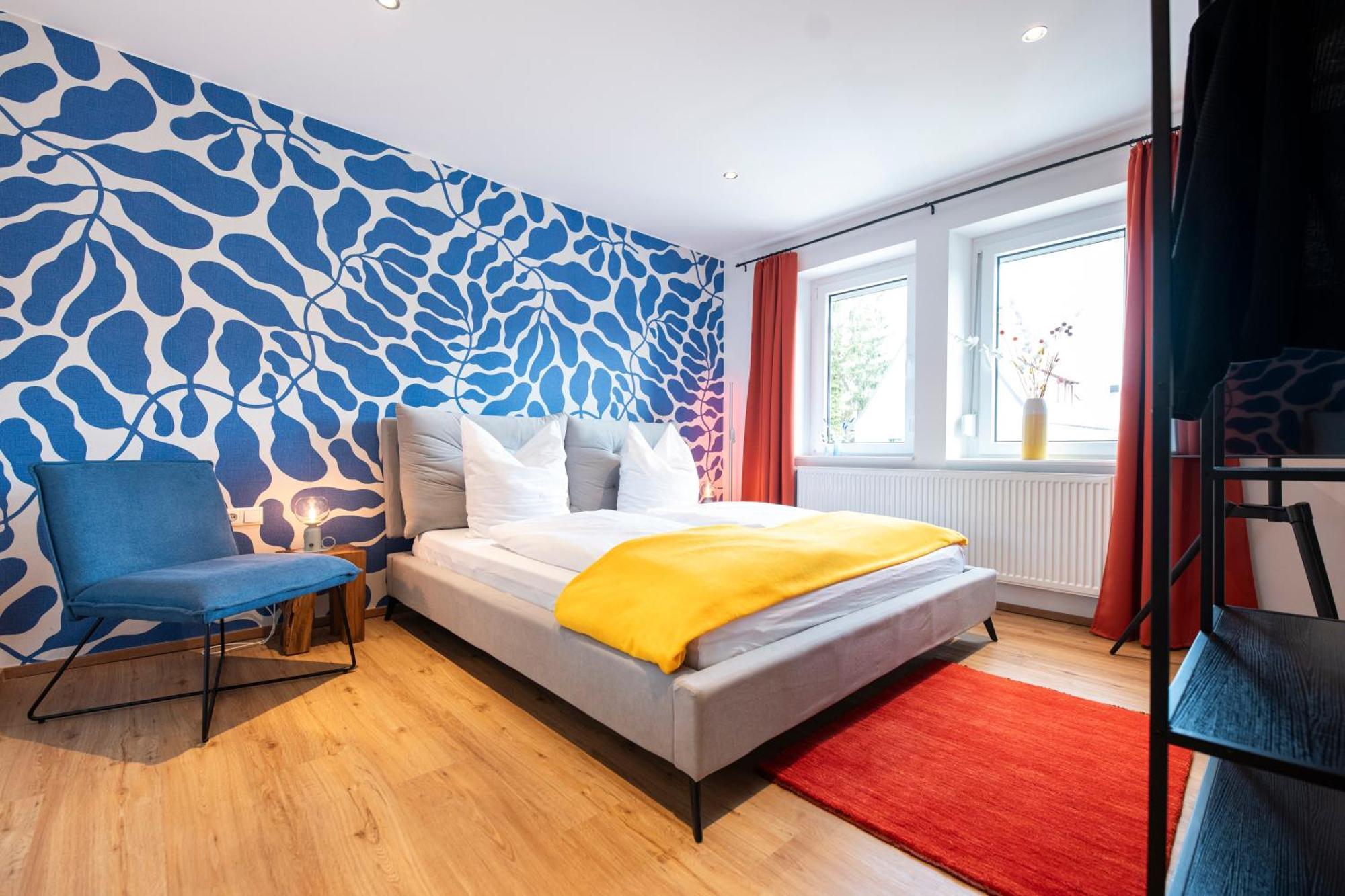 Bunter Hund Apartments - Zentrales Apartment, Parkplatz, Wintergarten, Kinderzimmer Rothenburg ob der Tauber Dış mekan fotoğraf