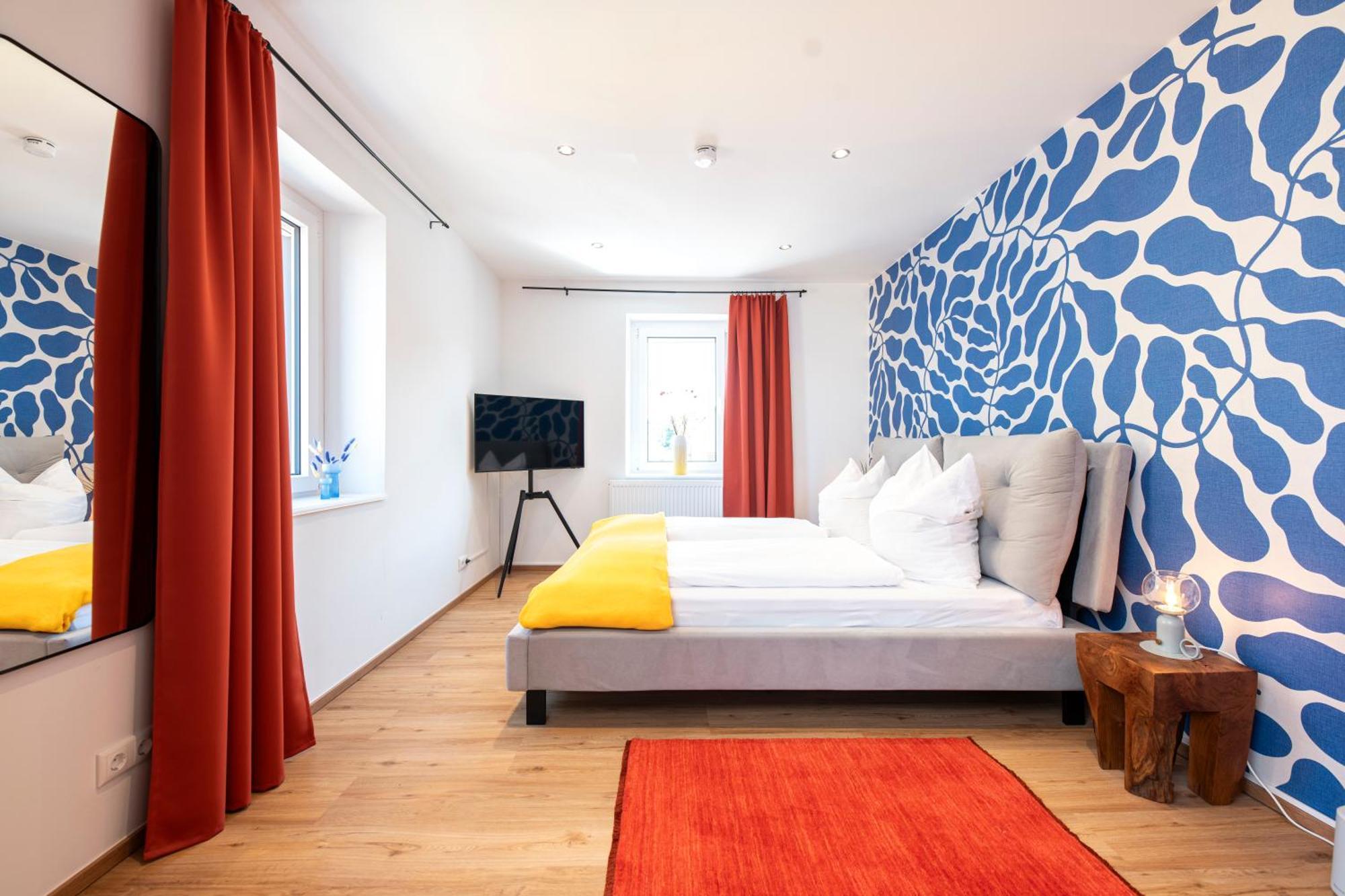 Bunter Hund Apartments - Zentrales Apartment, Parkplatz, Wintergarten, Kinderzimmer Rothenburg ob der Tauber Dış mekan fotoğraf